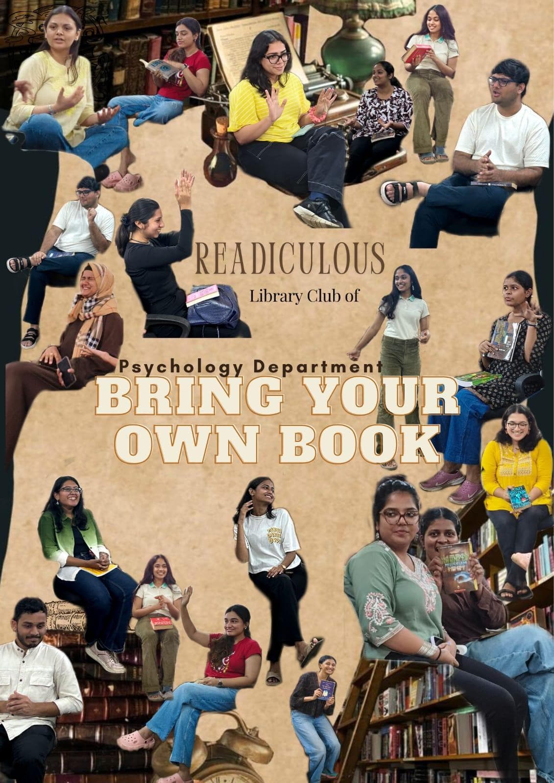 Bring Your Own Book — first edition poster