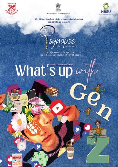 Cover of Edition 6 of Psynapse — What’s Up With Gen Z